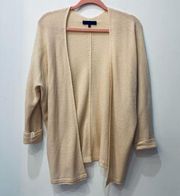 Be Cool Boutique cream off white cardigan sweater size small/medium