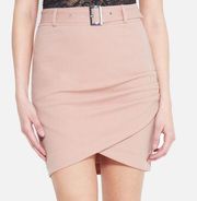 Cameo Rose Belted Wrap Skirt