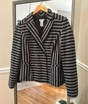 Cache Nautical Double Breasted Coat Size 2