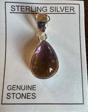 Ametrine pendant set in sterling silver