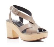 Rebecca Minkoff Taupe Platform Sandals Size 6.5