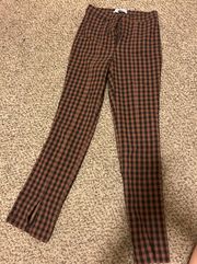 Checkered Pants