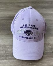 Harley Davidson Hacienda Womens Purple Cap Hat Adjustable Scottsdale