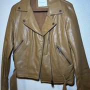 Women’s Elodie tan motorcycle jacket size small