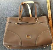 MILA Chestnut Brown Large Tote Bag
