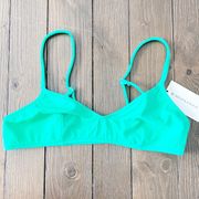 Solid & Striped The Rachel Bikini Top in Cricket Green