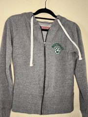 RedShirt Northwest Missouri State University gray zip up hoodie jacket