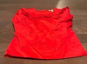 Rebecca Taylor Ruffle Accent Top Sz 2