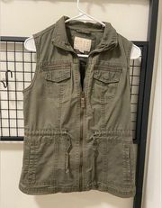 A New Day women’s green denim vest — XS