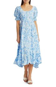 Faithfull the Brand Linnie Dress Roos Tie Dye