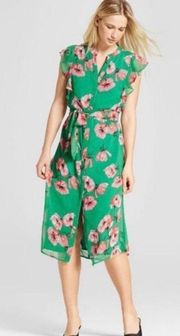 Green Floral Dress