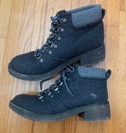 Grey ankle boots women's size 6.5