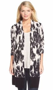 Long Line Castaway Open Front Cardigan size small