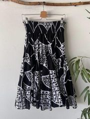 Grace Elements Smocked High Top High Rise Art Deco Skirt