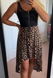 COPY - High-Low Cheetah Print Dress