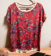 Love  Floral Paisley Shirt NWT