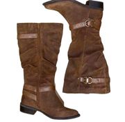 SONOMA "Good for Life" Doris Slouchy Distressed Knee High Boots 8 1/2 M