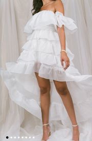 White Organza Dress