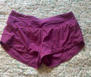 Purple Speed Up Shorts