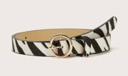 Zebra Print Belt