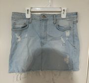 Mini Denim Skirt