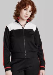 Women’s Track Full zip Jacket Colorblock XL