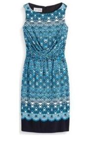 Donna Morgan Blue Janeen Jersey Dress