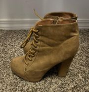 Suede Booties