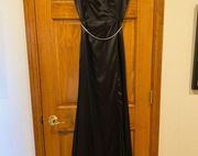 Black Slit Prom Dress