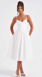 Baby boo Mariella Midi Dress ivory