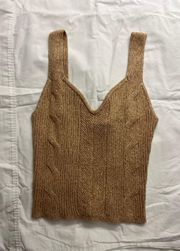 sweater tank top