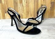 Dolce & Gabbana Vintage Strappy Black Heels 36