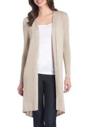 Ellen Tracy Duster Cardigan Longline Sweater - size large