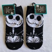 2-Pairs Tim Burton’s The Nightmare Before Christmas No-Show Socks Shoe Size 4-10