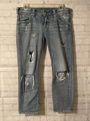 Silver Jeans Aiko Mid Capri size W27