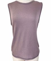 Tresics Open back knotted tank top, women's small sleeveless tee