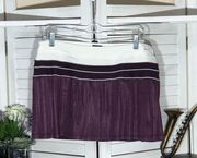 Nike  Dri Fit dark purple white tennis skirt with shorts attached underneath sz M