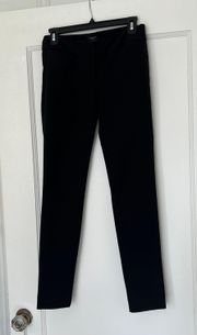 Black Skinny Work Career Dress Pants Size 00P EUC