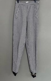 Vintage ESPRIT houndstooth stirrup trousers