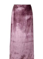 NWT Vince Panne Velvet Midi in Amarena Pencil Skirt 8 $325