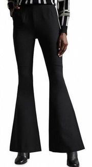 Ted Baker Bevis High Waisted Exaggerated Kickflare Trouser Black Size 1 / US 4