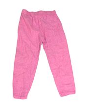 J. Crew pink linen cotton blend pants 6