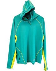 NEW Cabela’s Womens XPG Cygni Hoodie Top Royal Jade Yellow Activewear Size XL