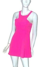 NBD x the Naven twins believe me skater pink high neck halter mini dress S