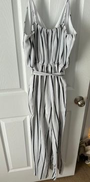 Striped Jumpsuit