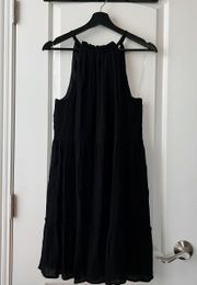 Black High Neck Sundress