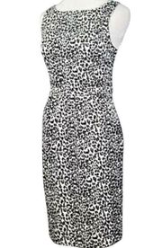 XOXO animal print sheath dress with pockets size 3