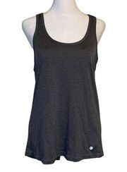 Apana gray stripes racerback tank top size M