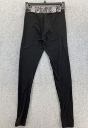 PINK - Victoria's Secret PINK by Victoria's Secret Women's Yoga pants Black Leggings Size XS