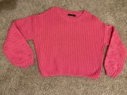 Moon and Maddison Pink Sweater